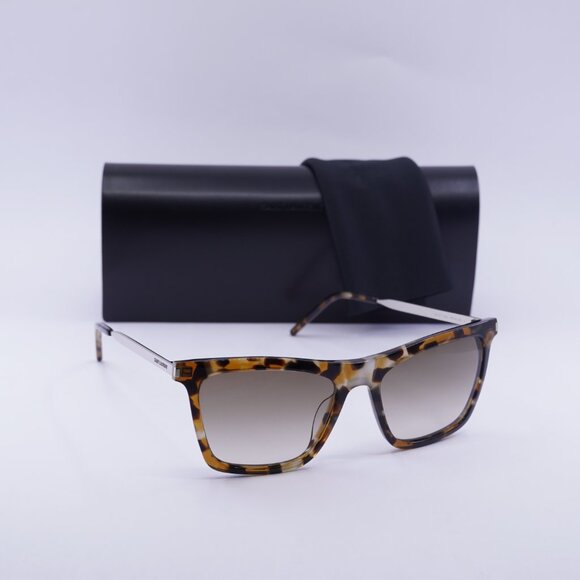 Saint Laurent SL511 004 Square Sunglasses - Havana/Brown Gradient - Picture 5 of 10